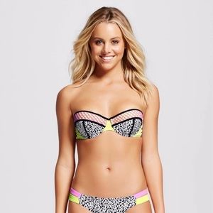 NWOT Shade & Shore Bandeau Bikini Top
